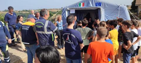 Protezione Civile campo scuola Protezione Civile campo scuola