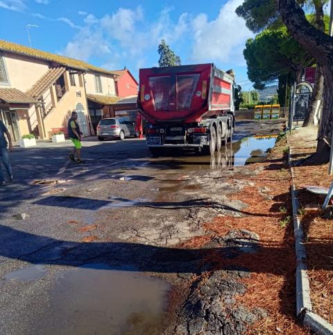 Asfalto rifacimento Cerveteri - 2 casette