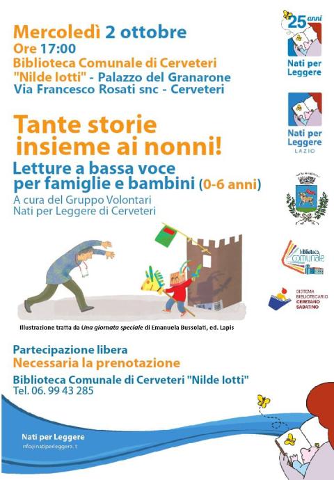 festa dei nonni in biblioteca