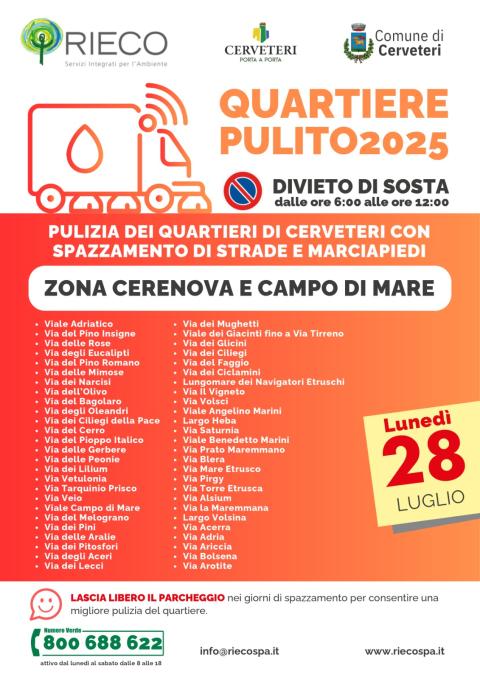 Quartiere pulito 2025