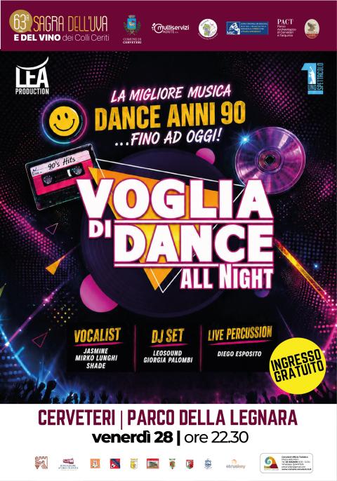 Sagra 2026 locandina Serata disco